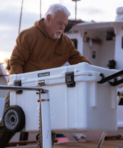 Pelican 65 Quart White Elite Wheeled Cooler